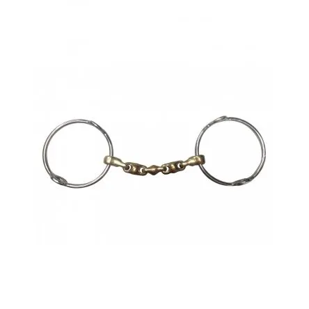 Mors Releveur Grand anneaux Boules Jump In - 125MM - GERMAN SILVER - 17MM Vente Directe