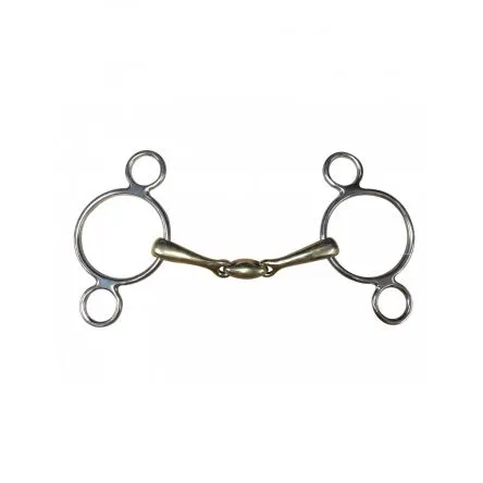 Satisfait Ou Rembours Mors Pessoa Double brisure Jump In - 115MM - GERMAN SILVER - 17MM