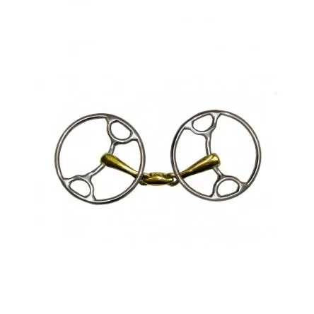 Seulement Aujourdhui Mors Swivel Double brisure Jump In - 125MM - GERMAN SILVER - 17MM