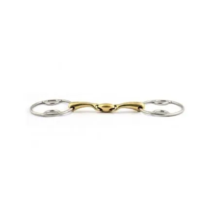 Super Prix Mors Trois effets Grands anneaux Double brisure Jump In - 125MM - GERMAN SILVER - 17MM
