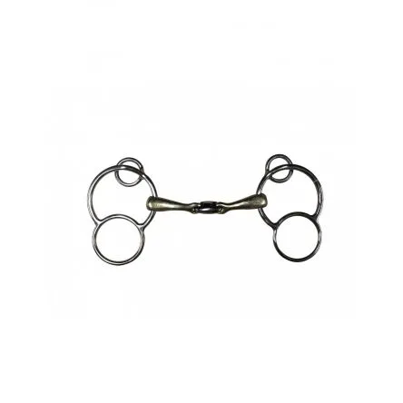 Usine Directe Mors Pessoa allemand Double brisure Bloqu Jump In - 135MM - GERMAN SILVER - 17MM