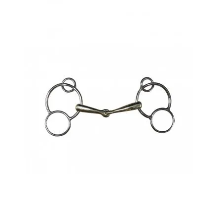 Meilleur Choix Mors Pessoa allemand simple Jump In - 135MM - GERMAN SILVER - 17MM