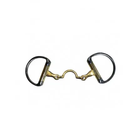 Mors Olive Double brisure avec Passage de langue Jump In - 135MM - GERMAN SILVER - 17MM Usine Directe