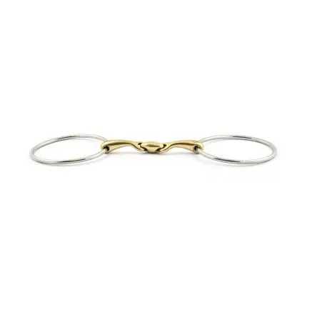 Dernier Modle Mors Trs grands anneaux Double brisure Canons 20mm Jump In - 125MM - GERMAN SILVER - 20MM