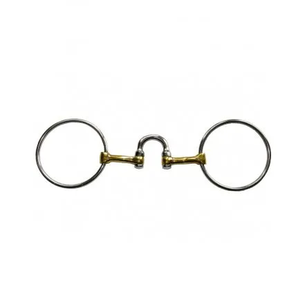 Promotion Saisonnire Mors Fin Grands anneaux Grand passage de langue Jump In - 125MM - GERMAN SILVER/INOX - 10MM