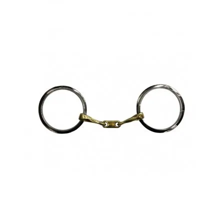 Mors Torsad Grands anneaux plats avec Palette Jump In - 135MM - GERMAN SILVER - 17MM Livraison Express