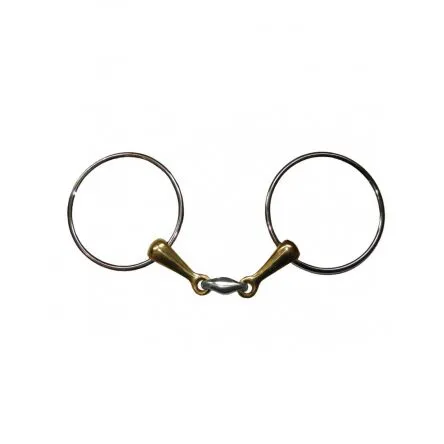 Acheter En Ligne Mors Grands anneaux Double brisure Bloqu Jump In - 135MM - GERMAN SILVER - 17MM