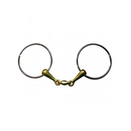 Mors Standard Grands Anneaux Double brisure Jump In - 135MM - GERMAN SILVER - 17MM Paiement Scuris