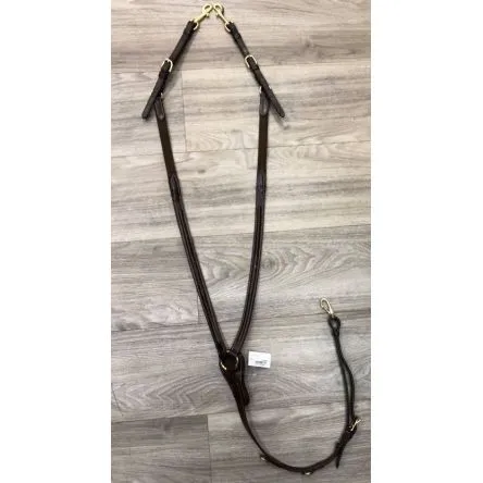 COLLIER DE CHASSE Cheval Cuir Marron# Prix Bas