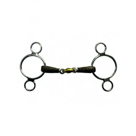 Marque Mors Pessoa Double Brisure Recouvert de Cuir Jump In - 115MM - CUIR - 18MM