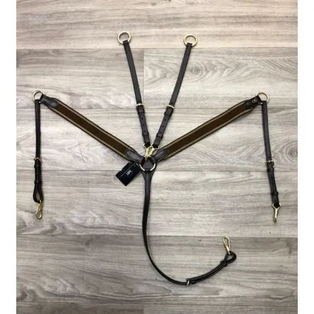 Bon Plan Collier De Chasse Elastic Cuir Brun/Elastic Brun HFI – COB/PUR-SANG