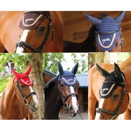 Bonnet Chevaux Pnlope Point sellier – MARINE/CREME Nouvel Arrivage