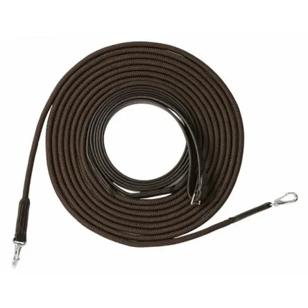 Commander Maintenant Longues rnes Riding World cuir/corde - BRUN