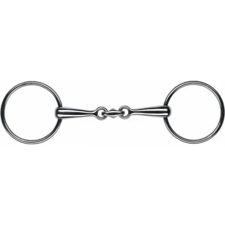 Nouvelle Collection Filet 2 anneaux FEELING Anatomic canons pleins fins - 115MM - INOX - 16MM