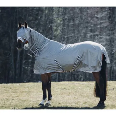 Ensemble anti-mouches Horze La Pampa - GRIS CLAIR - 155CM Prix Rduit