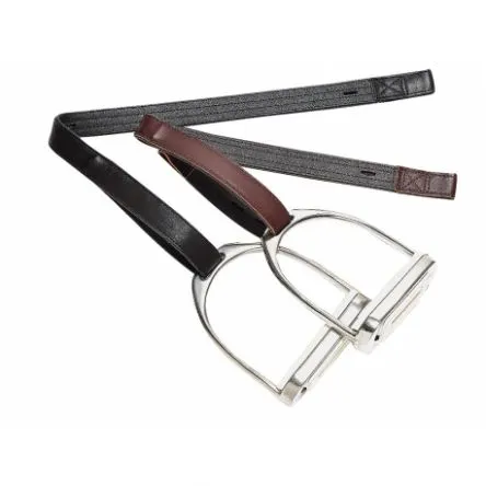 Offre Limite trivires Bates Cuir  crochets – 60CM – NOIR