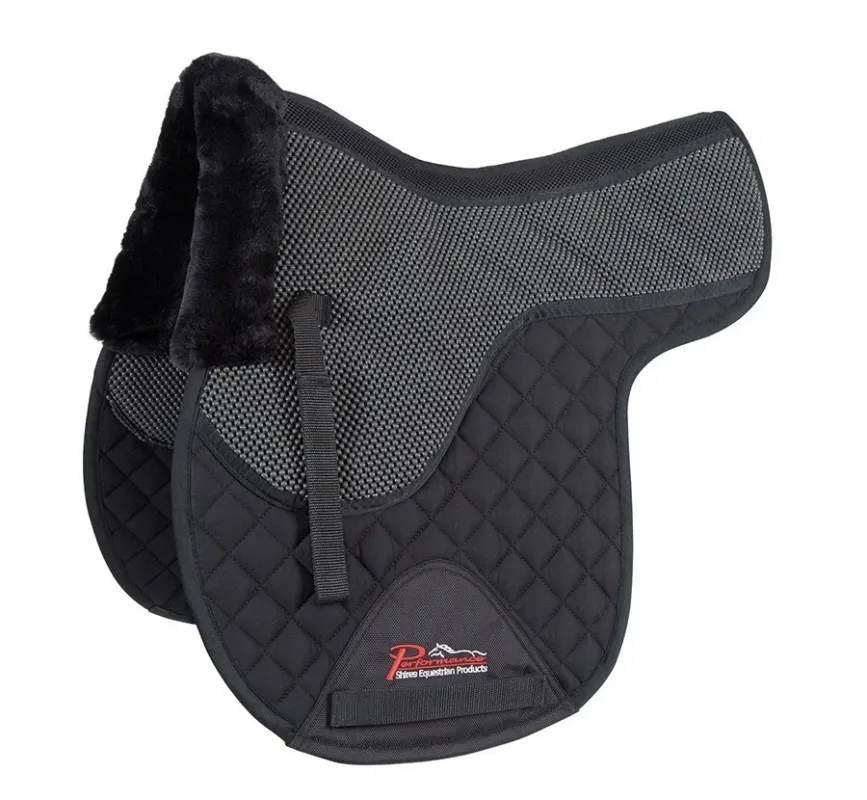 Acheter En Ligne Tapis anti glisse Airflow Numnah Shires - Cheval - Noir