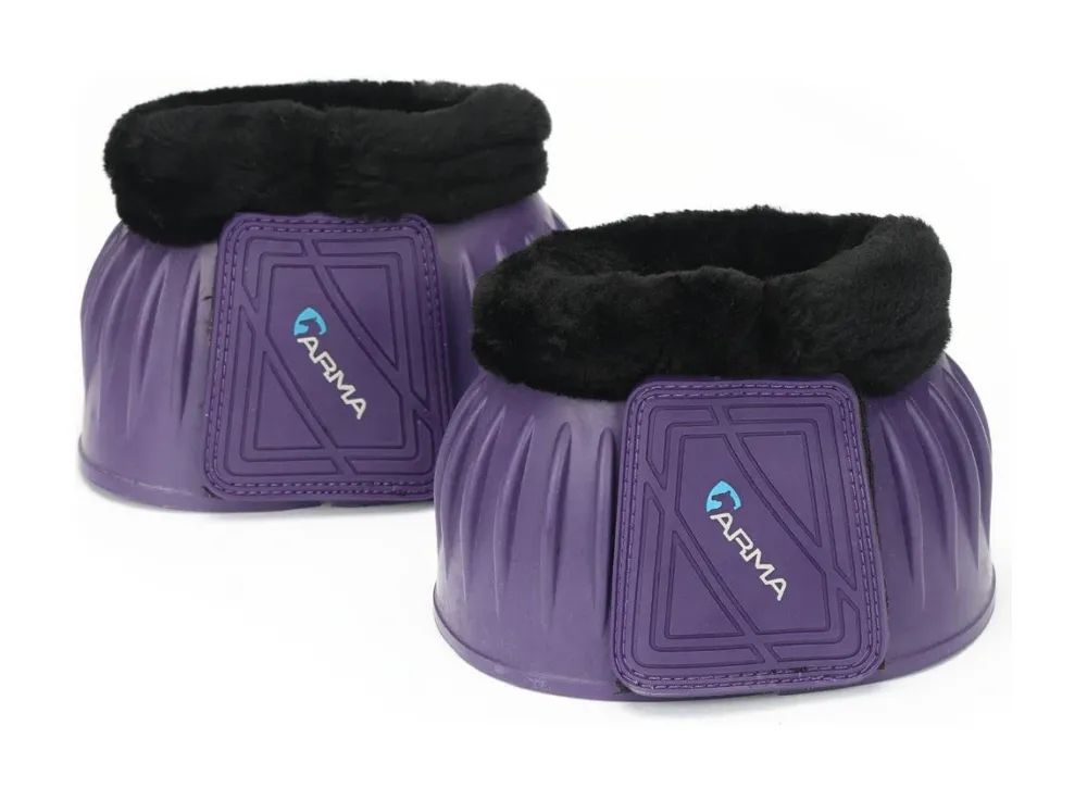 Cloches mouton noir Arma Shires – Cheval – Violet Authentique