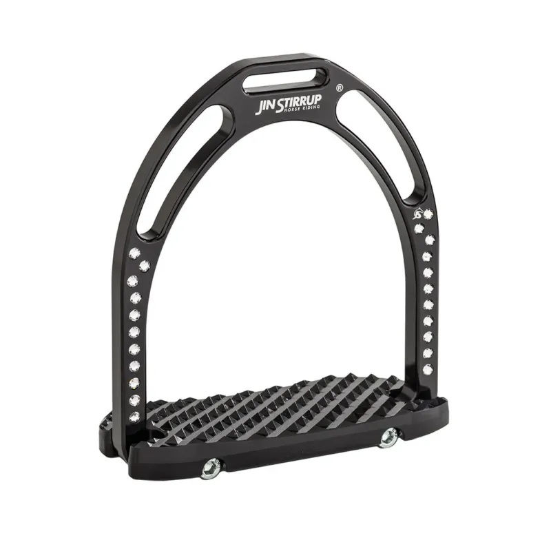 Offre Exclusive Etriers precious aluminium Jin Stirrup – Noir strass