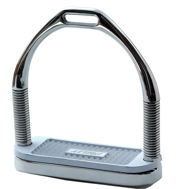 Etriers ACTION Privilege Equitation – 110 mm – Inox Offre Exclusive
