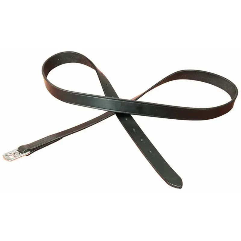 Retour Gratuit Etrivieres Cuir First T de T - 145 cm - Noir