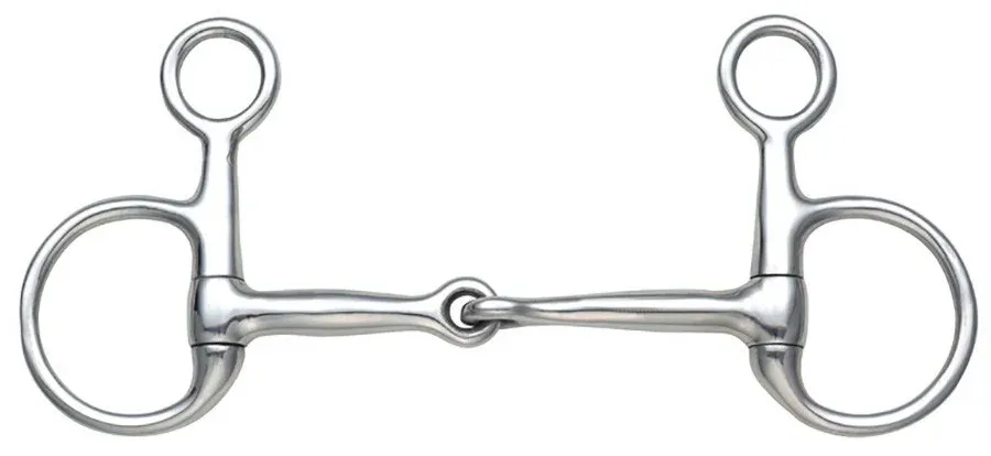Livraison Gratuite Mors Baucher simple brisure Shires - 115 mm - Acier inoxydable