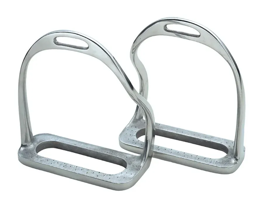 Meilleur Choix Etriers branche courb Shires - 10,8 cm - Acier inoxydable