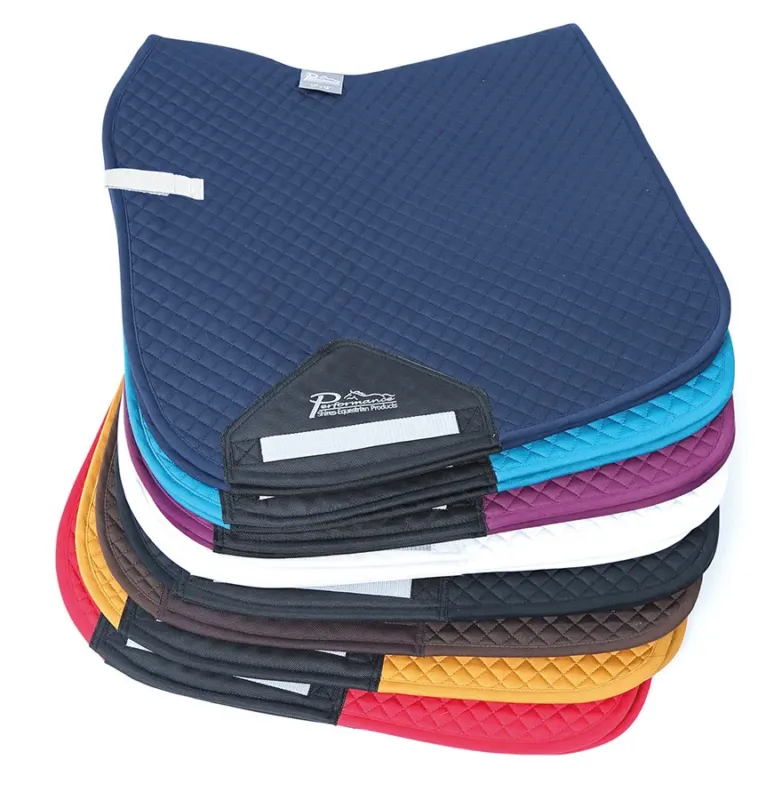 Tapis de selle Dressage Performance Shires – 17&Prime; / 18&Prime; – Rouge intense Top Vente