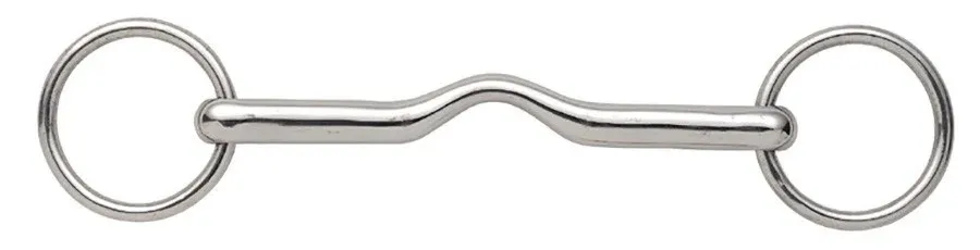 Acheter Direct Mors droit  anneaux Shires – 140 mm – Acier inoxydable