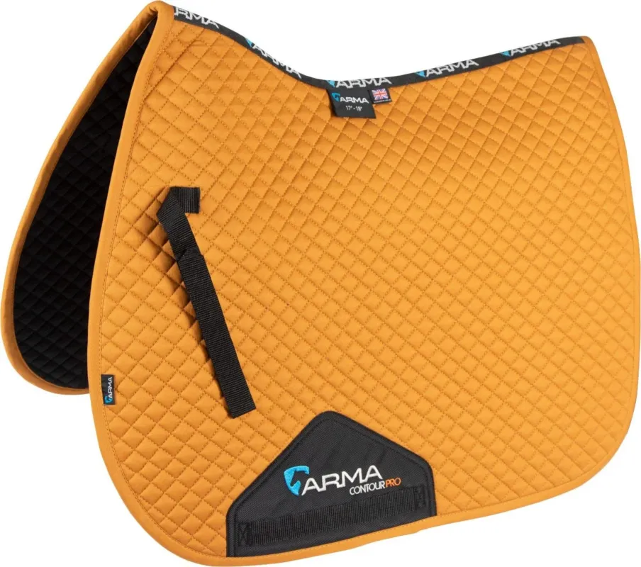 Nouveaut Tapis de selle mixte Performance Shires - 14" - Moutarde