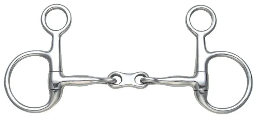 Expdi Aujourdhui Mors Baucher double brisure Shires - 125 mm - Acier inoxydable