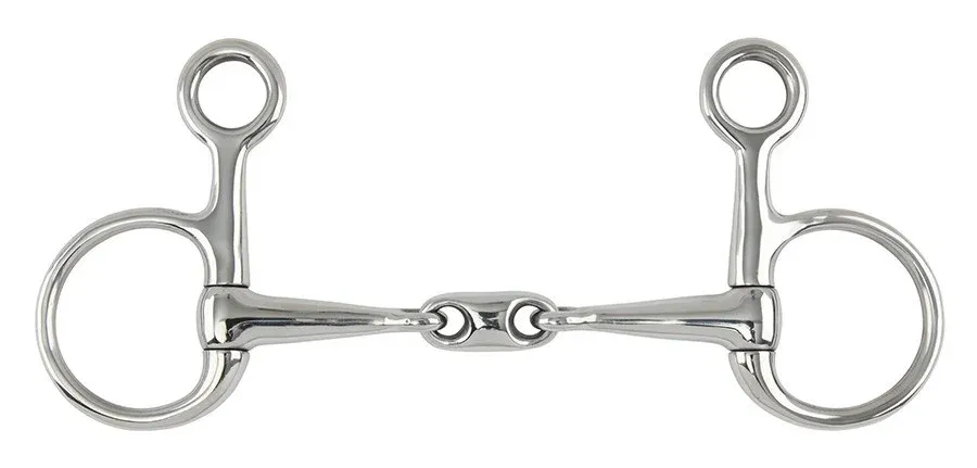 Expdi Aujourdhui Mors Baucher double brisure Shires - 125 mm - Acier inoxydable