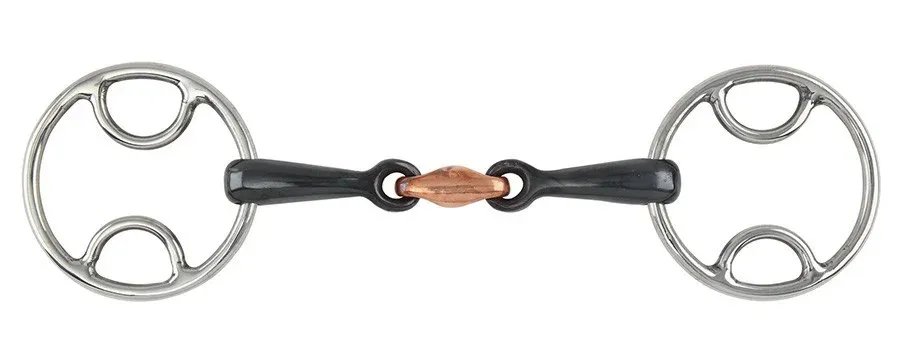 Mors 2 anneaux 3 effets Shires - 150 mm Jusqu puisement Des Stocks