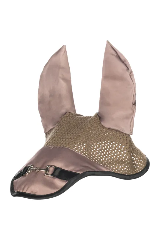 Dernier Modle Bonnet anti-mouches HKM Golden Bit - Cheval - Taupe