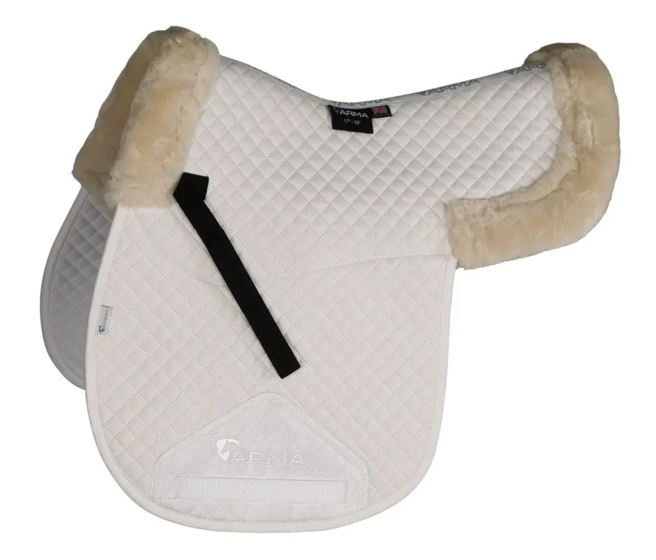 Authentique Tapis de selle Numnah SupaFleece Performance Shires - 14" - Naturel