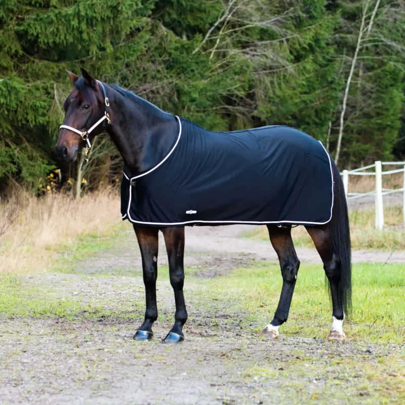 Couverture d't Pritex Finn-Tack - 125 cm - BL/BL/WH/S Satisfait Ou Rembours