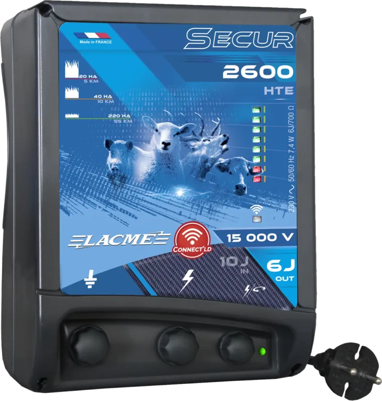 Electrificateur Lacm Secur 2600 Connect&rsquo;LD Populaire