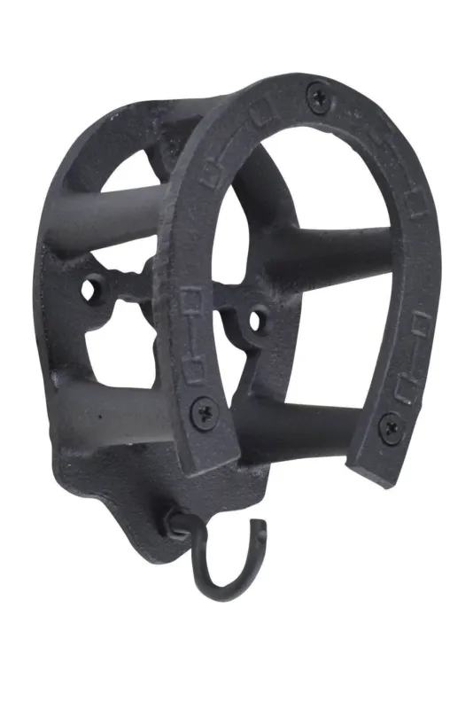 Porte bridon fer cheval en fer forg HKM - Couleur indicative Must-Have