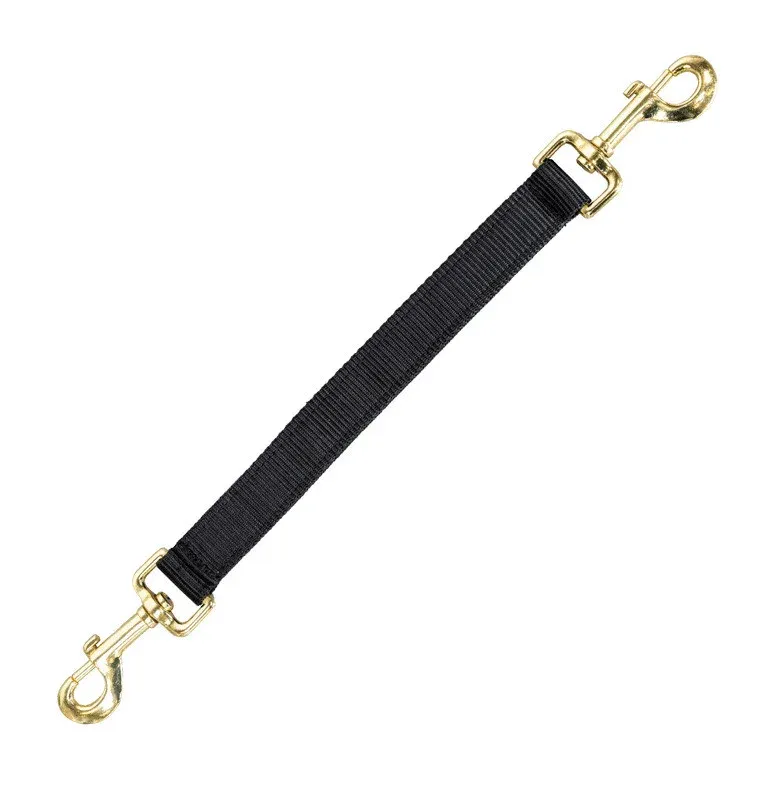 Affaire  Saisir Attache en Nylon Crochet & Crochet Kentucky – 25 cm – Noir