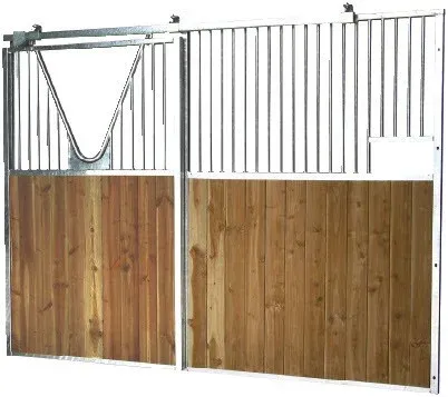 Dernier Modle Faade standard de box barreaude / bois La Ge