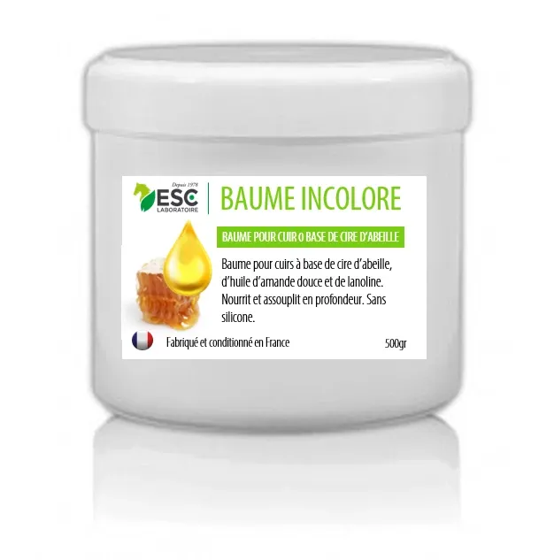 Baume pour cuir ESC Laboratoire incolore nourrissant - 500 ml Dernire Chance