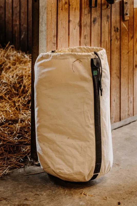 Haute Qualit Sac foin Hippotonic De transport - 80 x 70 cm - Ecru