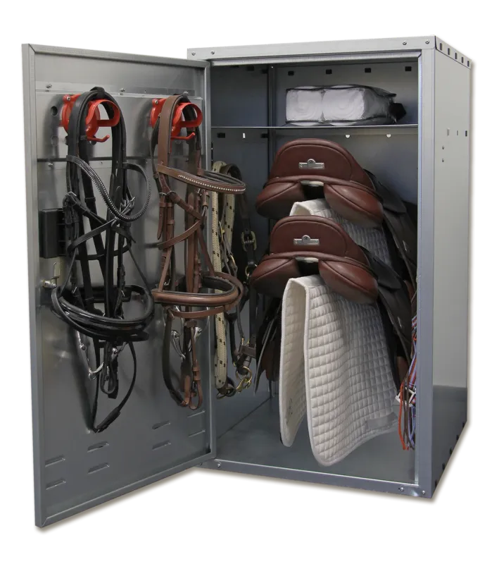 Armoire de selles Waldhausen petite – Gris Offre Du Jour