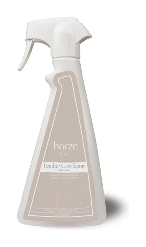Meilleure Vente Spray d'entretien du cuir tout-en-un Horze - 500 ml - Perfectly pale marron clair