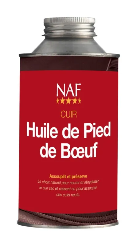 Top Vente Huile de pied de boeuf NAF - 500 ml