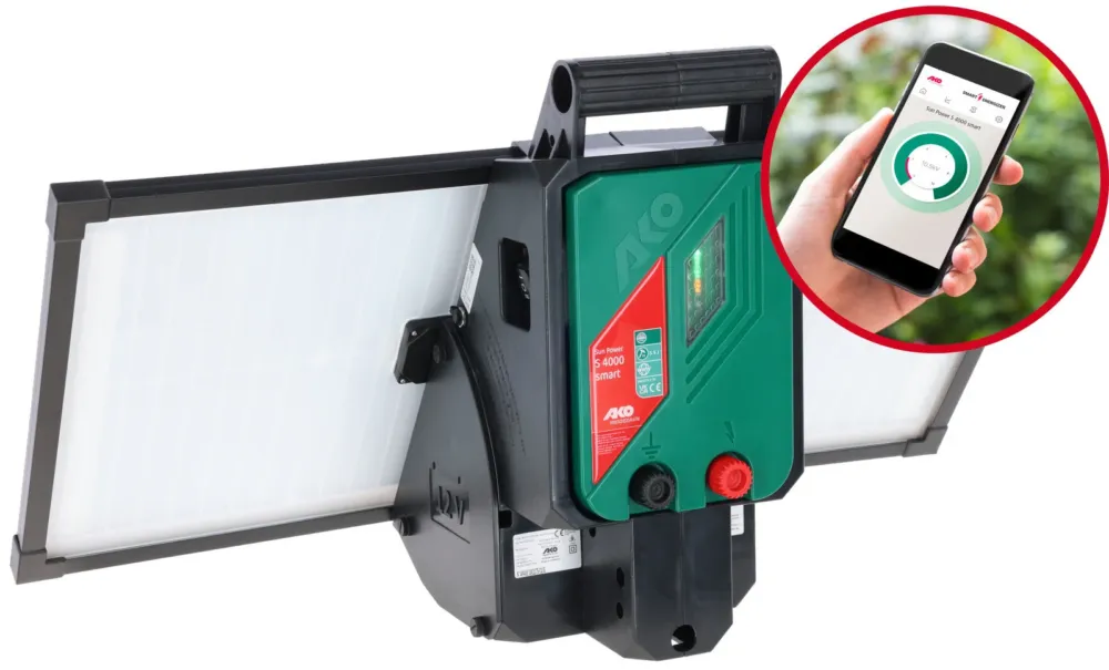 Promotion Electrificateur solaire Sun Power S 4000 smart AKO - Vert