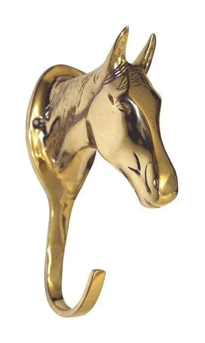 Usine Directe Porte bridon HKM tte de cheval en laiton – Couleur indicative