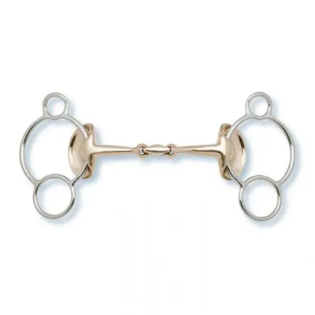 Mors 3 anneaux Golden Wings Double Brisure Stubben - 135MM - SWEET COPPER - 14MM Bon Plan