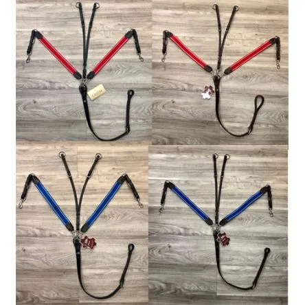 Collier de chasse Elastique Y – NOIR/ROUGE – CHEVAL/FULL Seulement Aujourdhui