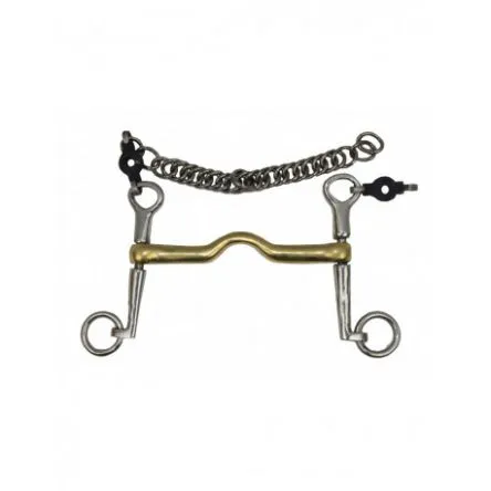 Prix Rduit Mors de bride pompes petites branches Jump in - 135MM - GERMAN SILVER - 14MM
